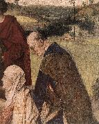 BOUTS, Dieric the Elder The Entombment (detail) fg oil